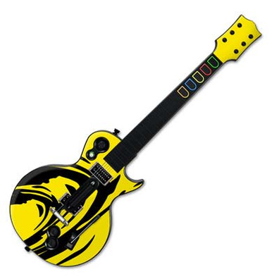 Skin Yellowjacket Guitar Hero III Wii