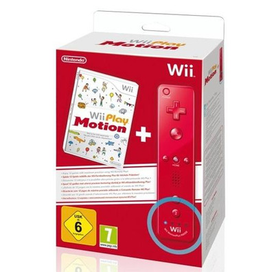 Wii Play Motion + Remote Plus Red Wii