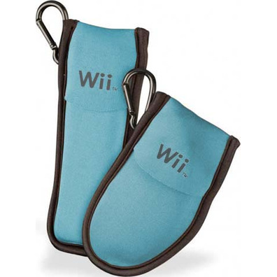 Game Traveler for Wiimote and Nunchuck NW8 Blue