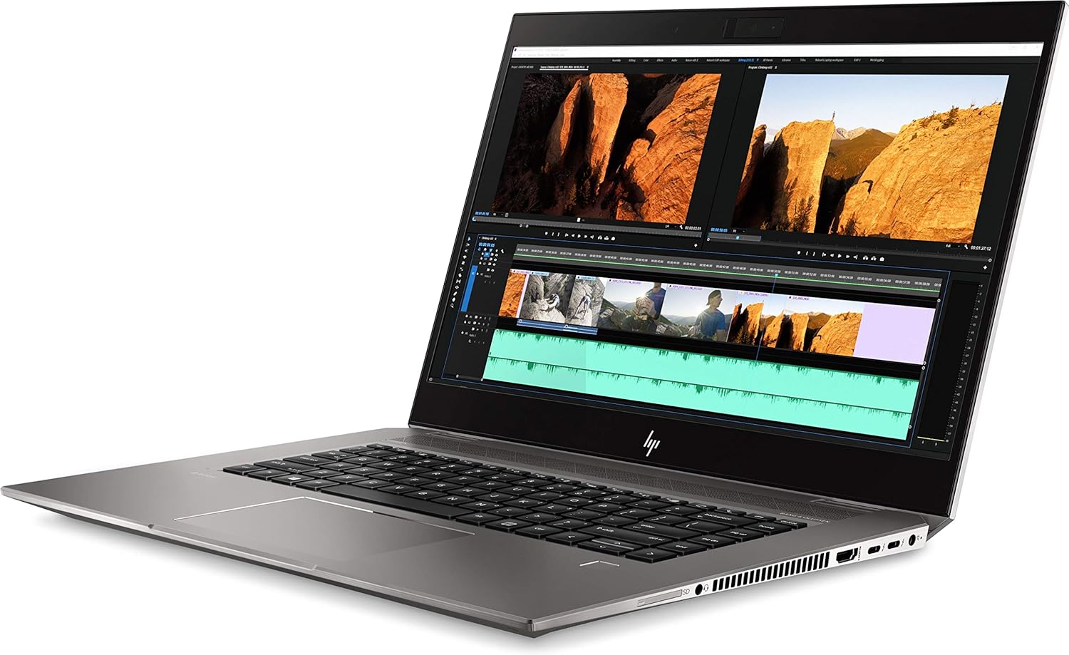 Portátil HP Zbook Studio G5: 15,6“/ INTEL I7 (8ª GEN.) 64GB RAM 1TB SSD Gráfica Nvidia Quadro P1000 W11 PRO + Teclado en Español Reacondicionado Grado A