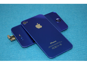 Full Conversion Kit for iPhone 4 Metallic Blue