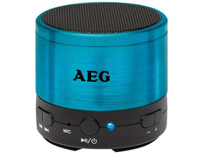 Haut-parleur bleu AEG Bluetooth BSS 4826
