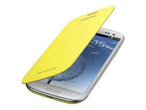 Flip cover per Samsung Galaxy S III jaune