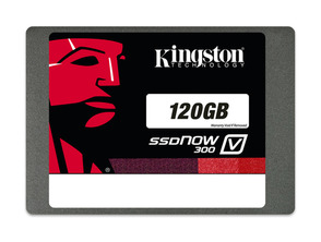 SSD KINGSTON 120 Go SSDNow V300 SAT3 2,5 "7mm (adaptateur de 9,5 m)