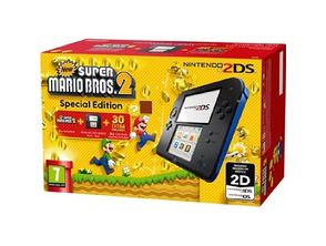 Ajouter au panier Nintendo 2DS Bleu/Noir + New Super Mario Bros 2 Nintendo 2DS Bleu/Noir + New Super Mario Bros 2