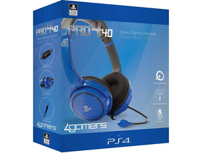 4 GAMERS STEREO GAMING HEADSET AZUL PRO4-40