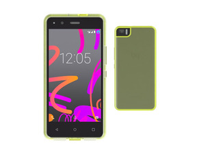 Gummy Case Bq Aquaris M4.5 Lime