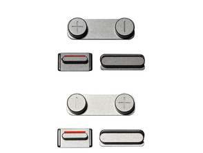 Ajouter au panier Set de boutons pour iPhone 5S Argent Set de boutons pour iPhone 5S Argent