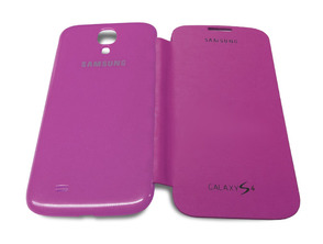 Flip Cover Case for Samsung Galaxy S4 Rose