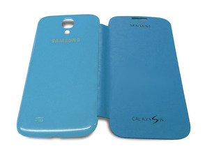 Flip Cover Case for Samsung Galaxy S4 Noir / Vert