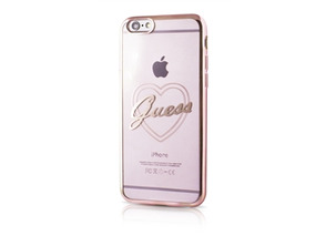 Ajouter au panier TPU Transparent Case Heart Gold Rose Apple iPhone 6 / 6S Invité TPU Transparent Case Heart Gold Rose Apple iPhone 6 / 6S Invité