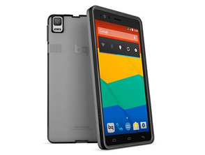 Gummie Cover BQ Aquaris E6 Noire