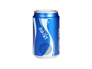 Coca-Cola Can Shaped Speaker for iPhone 4S (Blue)
