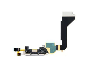 Replacement Dock Connector Jack for iPhone 4 White
