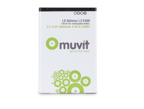 Ajouter au panier Replacement Battery 1600 mAh LG Optimus L3 E400 Muvit Replacement Battery 1600 mAh LG Optimus L3 E400 Muvit