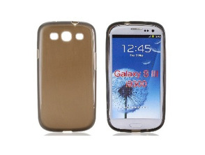 TPU Froster Case for Samsung Galaxy S III (Black)