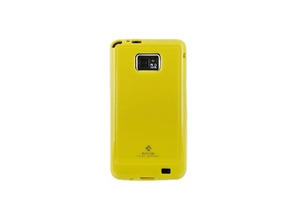 TPU Protecteur pour Samsung Galaxy S i9100 II (jaune)