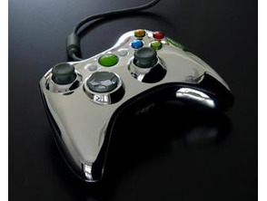 XCM 360 Wired control pad shell Chrome/Green