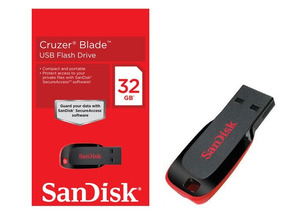 Ajouter au panier USB Sandisk Cruzer Blade 32 GB USB Sandisk Cruzer Blade 32 GB