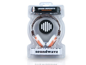 Headphones B-Move SoundWave Orange Orange