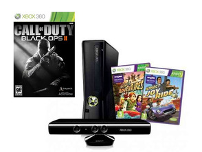 Xbox 360 Slim 4 Gb + Kinect Adventures + Kinect