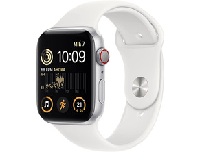 Ajouter au panier Apple Watch SE 2ª Gen GPS/Cell 44mm Aluminio Plata / Correa Blanca Apple Watch SE 2ª Gen GPS/Cell 44mm Aluminio Plata / Correa Blanca