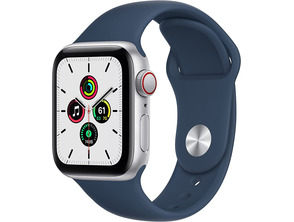 Ajouter au panier Apple Watch SE 2021 GPS/Cellulaire 40 mm Aluminio Plata / Correa Deportiva Azul Abismo Apple Watch SE 2021 GPS/Cellulaire 40 mm Aluminio Plata / Correa Deportiva Azul Abismo