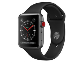 Ajouter au panier Apple Watch Série 3, GPS   Cellular 42mm en Aluminium Noir Apple Watch Série 3, GPS   Cellular 42mm en Aluminium Noir