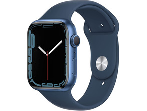Ajouter au panier Apple Watch Series 7 GPS 45mm Caja Aluminio Azul / Correa Deportiva Azul Abismo Apple Watch Series 7 GPS 45mm Caja Aluminio Azul / Correa Deportiva Azul Abismo