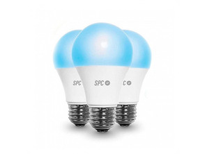 Ajouter au panier Bombilla Inteligente SPC Aura 1050 10W Pack 3 Uds E27 Bombilla Inteligente SPC Aura 1050 10W Pack 3 Uds E27