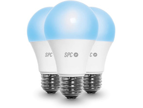 Ajouter au panier Bombilla Inteligente SPC Aura 800 10W Pack 3 UDS E27 Bombilla Inteligente SPC Aura 800 10W Pack 3 UDS E27