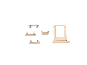 SIM Card Tray+Side Buttons for iPhone 7 Plus (5.5") Rose Gold