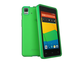 bq Aquaris E4.5 Gummie Cover Vert