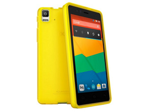 bq Aquaris E5 Gummie Cover Jaune