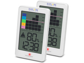Ajouter au panier Bresser Explore Scientific WSH1008GYE000 Termómetro e higrómetro Blanco Bresser Explore Scientific WSH1008GYE000 Termómetro e higrómetro Blanco