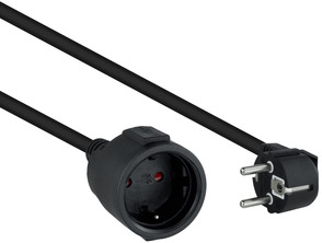 Cable Alimentación Alargador Nanocable 2m Negro