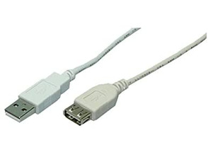 Câble Extensor USB (A) 2.0 a USB (A) Logilink 5m Gris