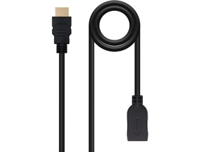 Câble HDMI 2.0 a HDMI-A Nanocable 1m Negro