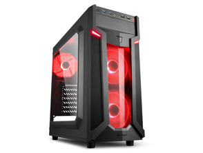 Ajouter au panier Caja ATX Sharkoon VG6-W RGB ATX/MicroATX/Mini-ITX Roja Caja ATX Sharkoon VG6-W RGB ATX/MicroATX/Mini-ITX Roja