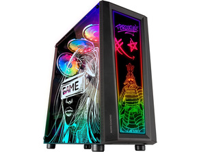 Caja Semitorre Mars Gaming MC-Art Negro