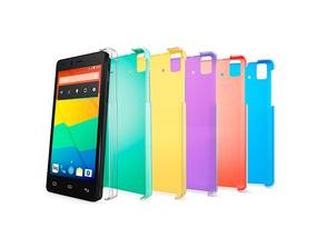 bq Aquaris E5 Cristal Case Rouge