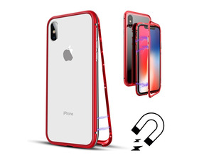 Ajouter au panier Boîtier magnétique avec verre trempé iPhone X/XS Rouge Boîtier magnétique avec verre trempé iPhone X/XS Rouge
