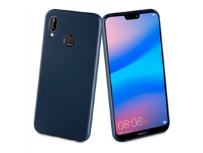 Cas Magnétique Pour Huawei P20 Lite Ultra Mince Muvit Bleu