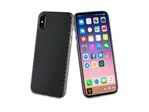 Boîtier en fibre de carbone noir "édition spéciale" iphone X muvit