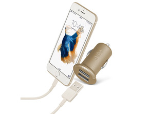 Ajouter au panier Chargeur Voiture Gold Collection SBS 2 ports USB 2.400 mA Gold Chargeur Voiture Gold Collection SBS 2 ports USB 2.400 mA Gold
