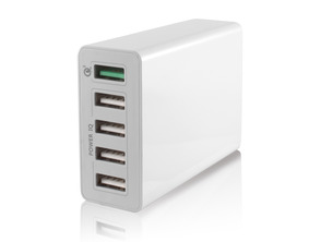 CARGADOR RED QUICK & SMART 5 USB KSIX 3.0 et CHARGE INTELLIGENTE