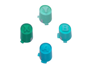 ABXY Button Set for Xbox 360 Controller Aqua Blue
