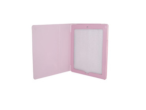 Leather Flip Case for iPad 2 (Light Pink)