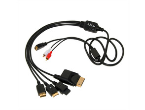 4 in 1 D-Terminal Cable Xbox 360/Wii/PS3/PS2