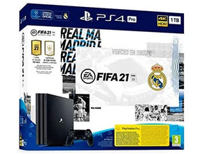 Ajouter au panier Consola Playstation 4 Pro 1 To Real Madrid Edition + Fifa 21 Consola Playstation 4 Pro 1 To Real Madrid Edition + Fifa 21